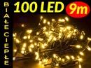 LAMPKI CHOINKOWE 100 LED ŁĄCZENIE BIAŁE CIEPŁE #2