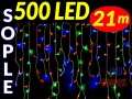 SOPLE CHOINKOWE 500 LED LAMPKI 21m MULTIKOLOR #9