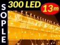SOPLE CHOINKOWE 300 LED LAMPKI BIAŁE CIEPŁE 13m #8